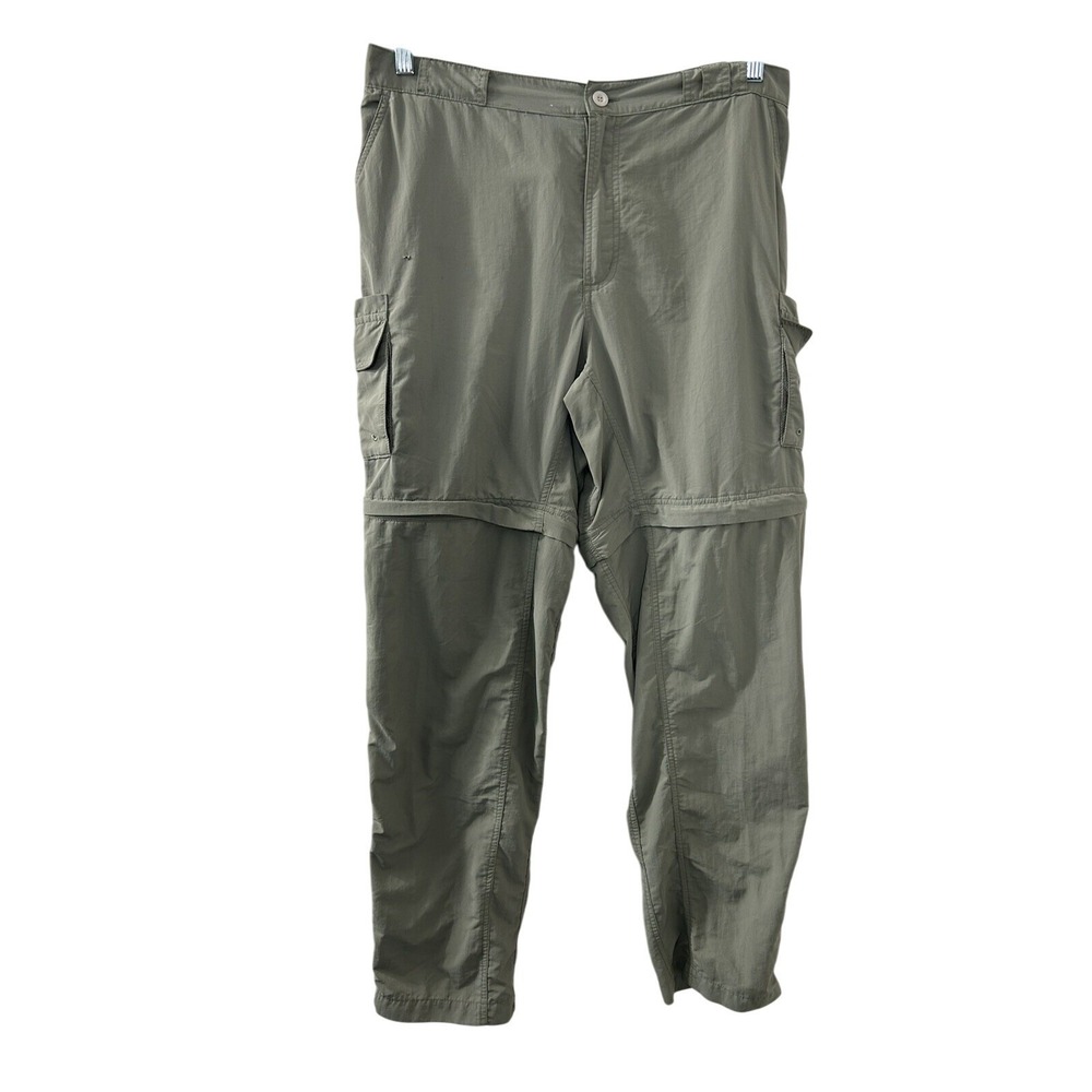 Magellan Convertible Cargo Pants XL Green Fish‎ Gear MagRepel Hiking Gorpcore